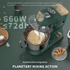 공장 사용자 정의 홈 주방 전기 케이크 보조 6.5L 7L 8L 10L SUS304 그릇 스탠드 식품 믹서 기계 6