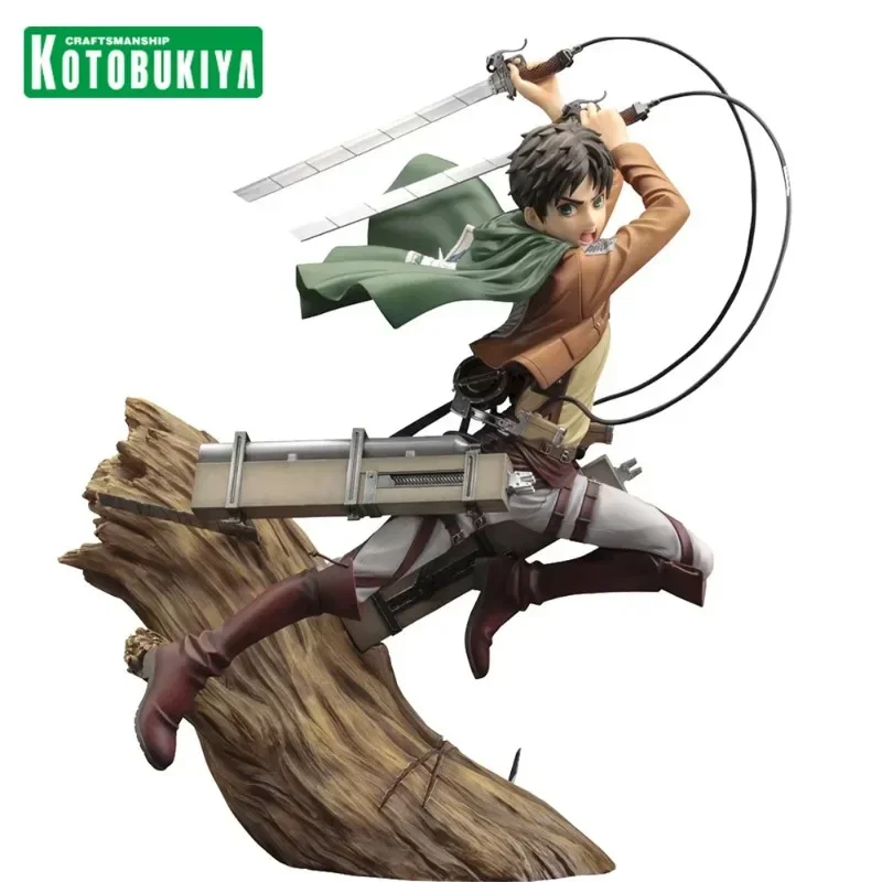 

Kotobukiya ARTFX J Eren Yeager Original Anime Figure Attack on Titan Figurine Collection Model Toys Gift 28cm