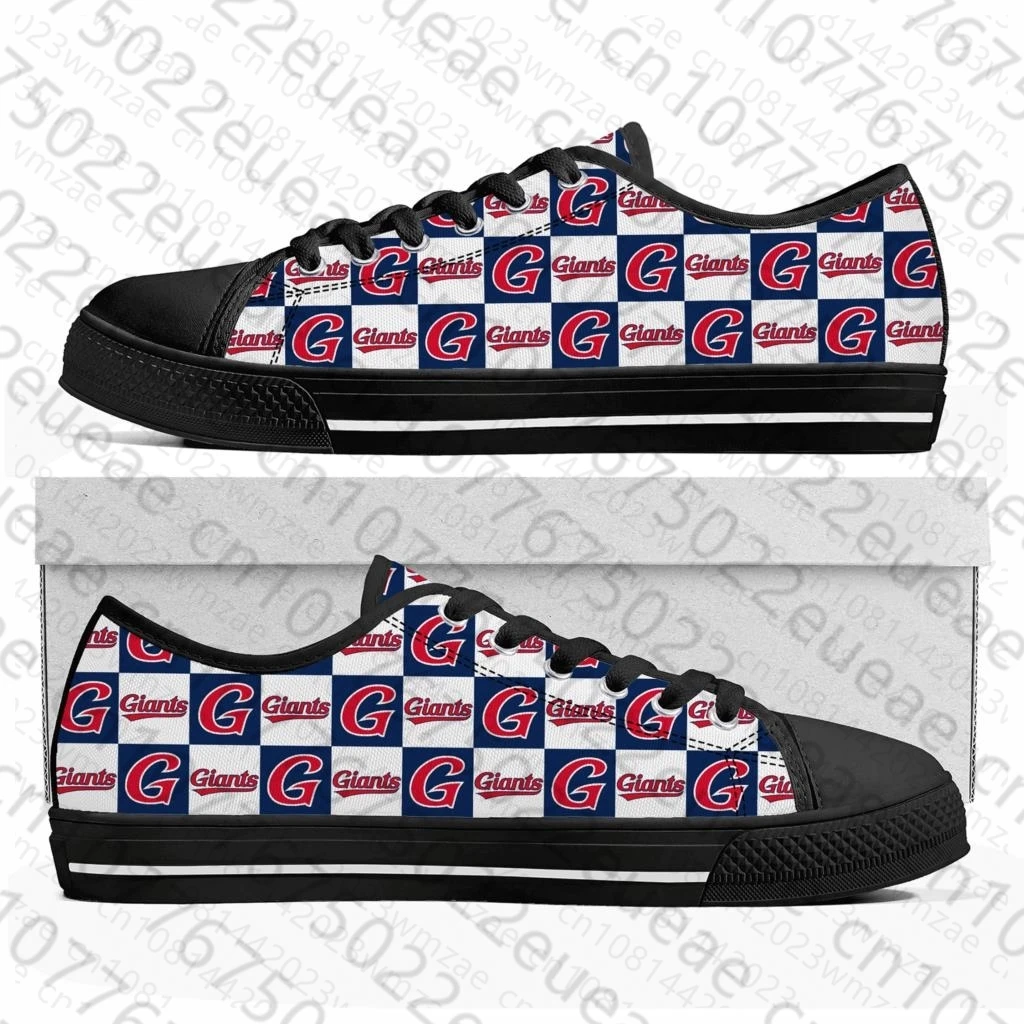 자이언츠 Korea Busan baseball Low Top Sneakers Mens Womens Teenager Canvas High Quality Sneaker Casual Custom Made Shoes Customize