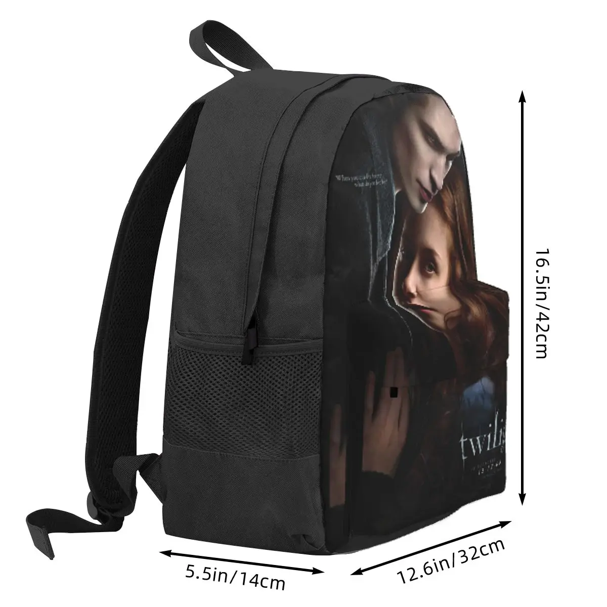 The Twilight Saga Vampire Student Backpack School Bag Hiking Travel Daypack for Boys Girls Bookbag Shoulder Bags