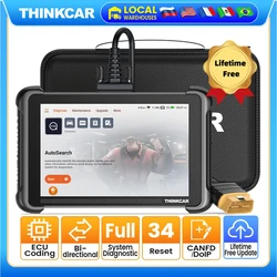 THINKCAR Thinkscan 689 Diagnostic Tools 34 Reset Lifetime Free Update Car OBD2 Scanner Support CANFD DOIP ECU Coding Active Test