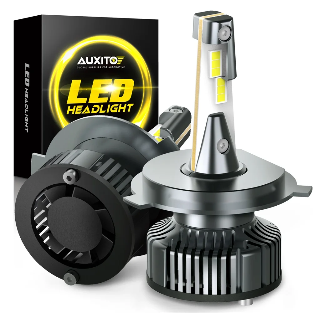 AUXITO 2Pcs H4 9003 LED Car Lights H11 H8 9005 9006 HB3 HB4 9012 H7 H13 9007 LED Canbus Headlight Bulb 16000LM 80W Auto Lamp 12V