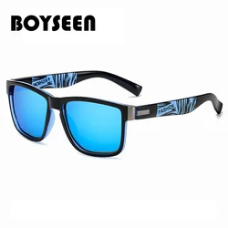 BOYSEEN Square Sunglasses Men Polarized Cycling Glasses Women Fashion Sun Glasses Classic Eyewear UV400