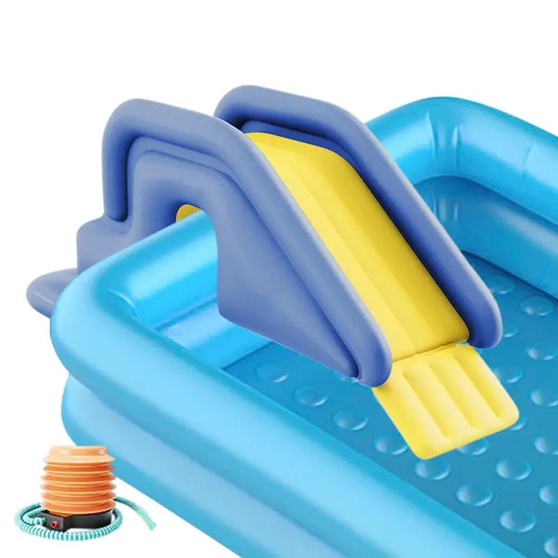 Kids Inflatable Swimming Pool Slide Fun Outdoor Anti-Tipping Waterpark Slides Toy Water Slides For Inflated Pools Water Games