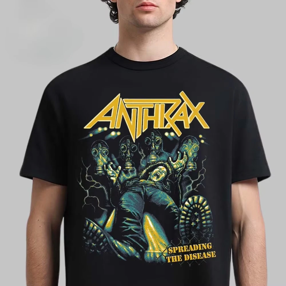 Anthrax State of Euphoria Tour Graphic Tee Retro Thrash Metal