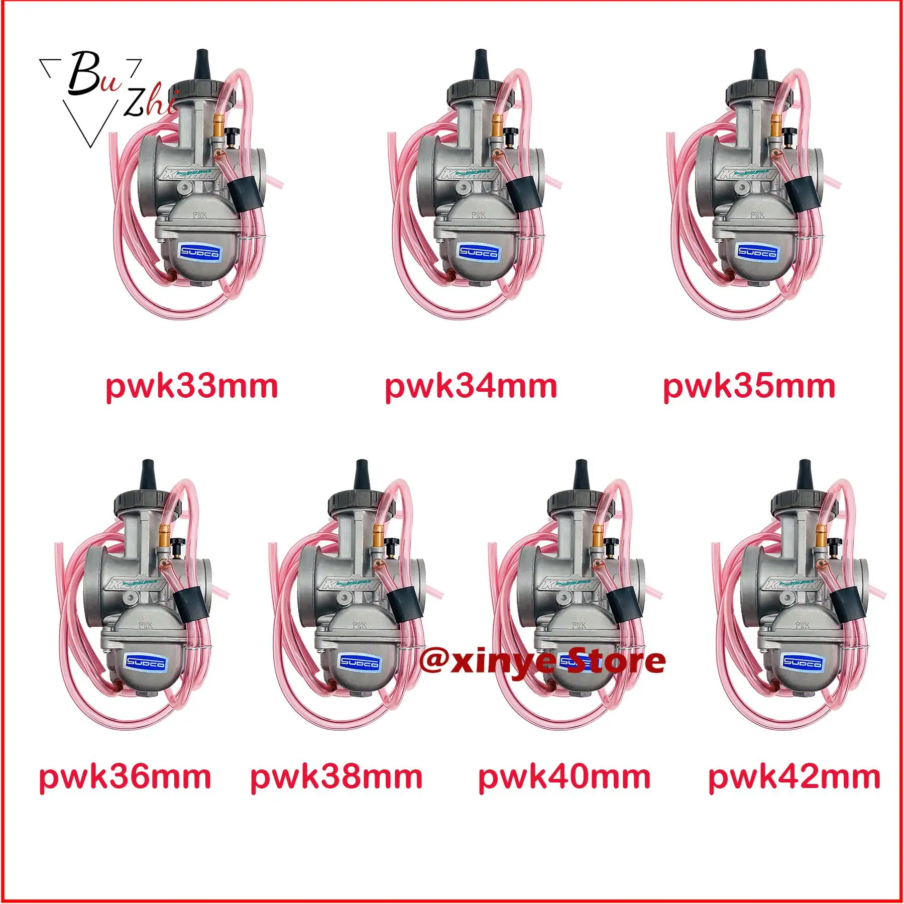 Carburetor PWK 33 34 35 36 38 40 42mm 42 mm KEIHIN Carburetor Air Striker Universal 2T 4T Engine Motorcycle Scootter UTV ATV