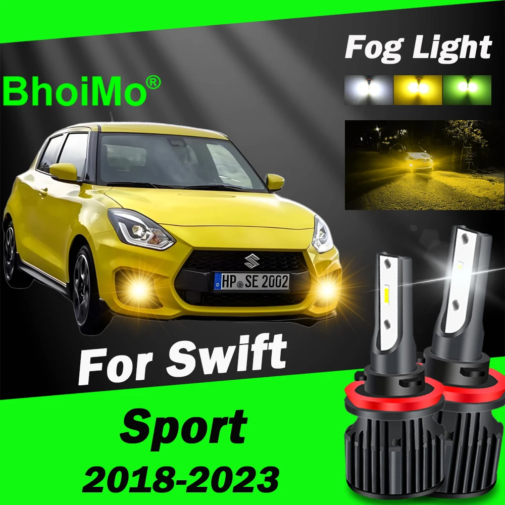 

BhoiMo For Swift Sport 2018 2023 Front Fog Light Lamp Led Bulb 2019 2020 2021 2022