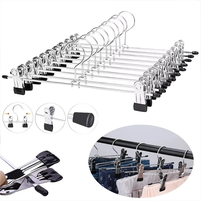 10-30-pecas-de-cabides-de-metal-para-calcas-a-prova-de-vento-multiuso-para-secagem-de-roupas-prendedores-de-guarda-roupa-antiderrapantes