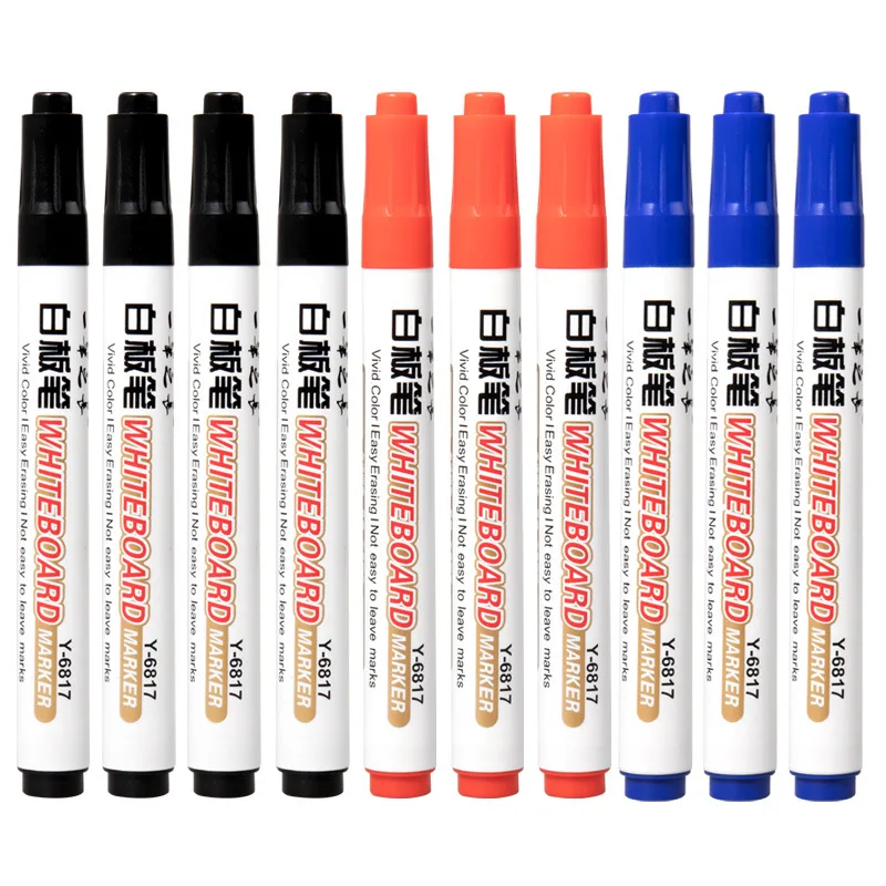 120Pcs Whiteboard Pen Can Be Erased Marker Pens Non-toxic Large-capacity Pen For Teacher Water-based Drawing Board Pen