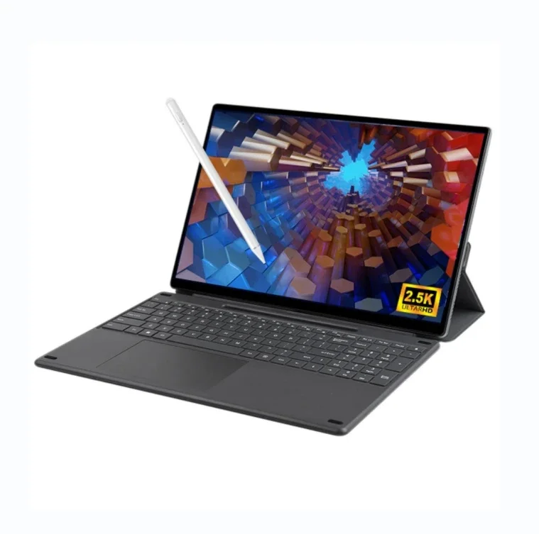 2024 كمبيوتر لوحي جديد 16 بوصة كمبيوتر محمول 2in1 CPU i3-1220p SSD 256GB 512GB 1TB Win11 2560*1600 5000mAh كتاب مكتب الأعمال