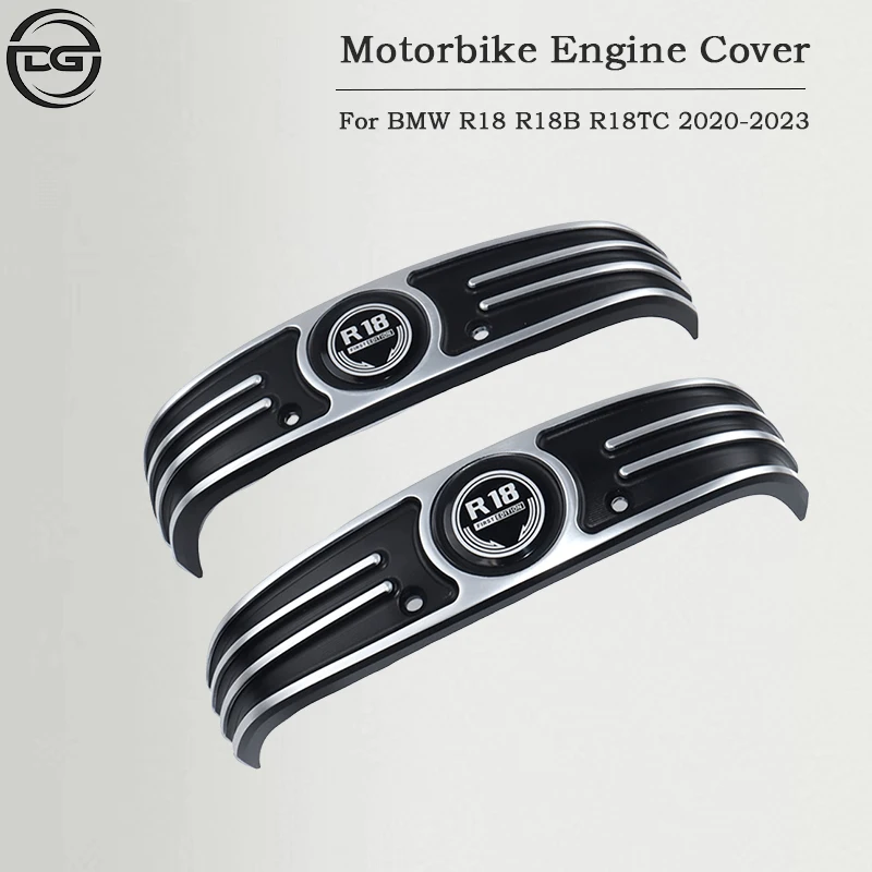 Motorcycle Cylinder Head Protector Engine Housing Cover Decorative Trim For BMW R18 Transcontinental R18B R 18 Classic 2020-2023