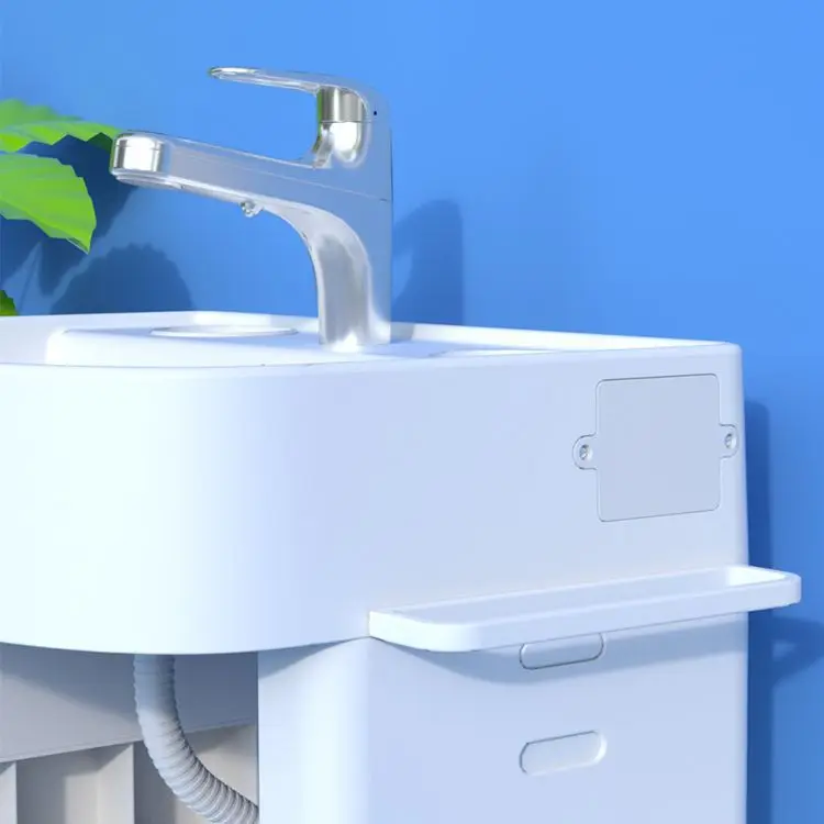 Baby Children Standing Washing Table Movable Faucet Simulation Washing Storage Table Brushing Teeth Face Washing Table