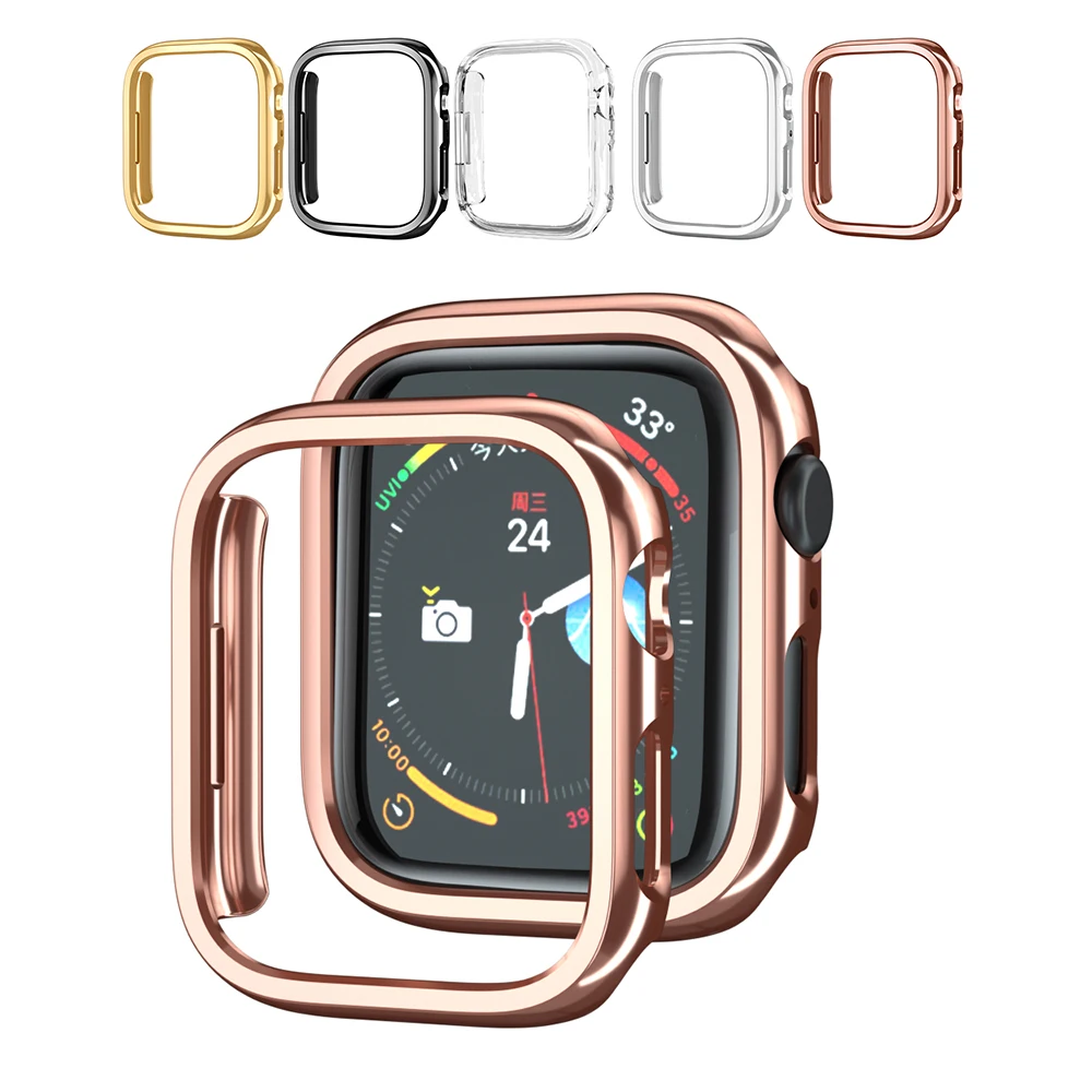 Прозрачный чехол без экрана для Apple Watch 49 мм, 45 мм, 41 мм, 40 мм, 44 мм, 42 мм, 46 мм, жесткий защитный чехол из поликарбоната для iWatch 11, 10, 9, 8, 7, 6, 5, 4, SE
