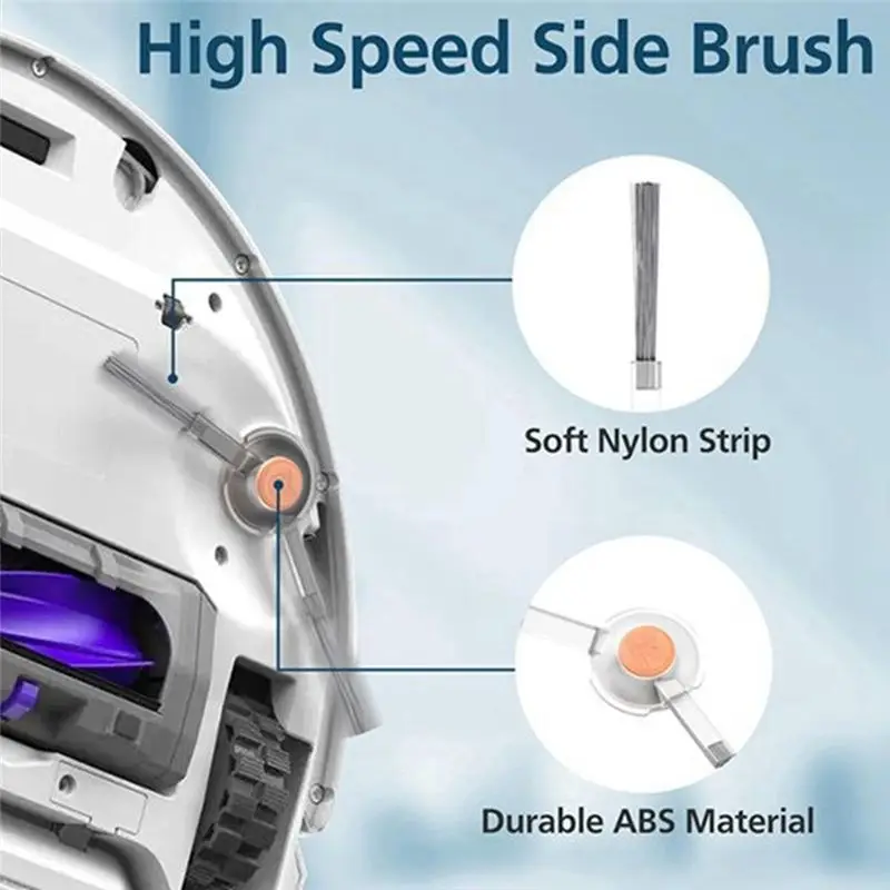 AEE2-38PCS For Narwal Freo X Plus Robot Vacuum Parts Main Roller Side Brush Filter Dust Bag Mop Cloth Accessories