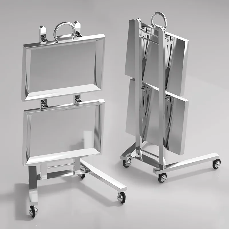 

Hair Beauty Salon Trolley Rolling Stainless Cosmetic Utility Salon Trolley Medical Spa Carrito Auxiliar Salon Furniture BL50SF