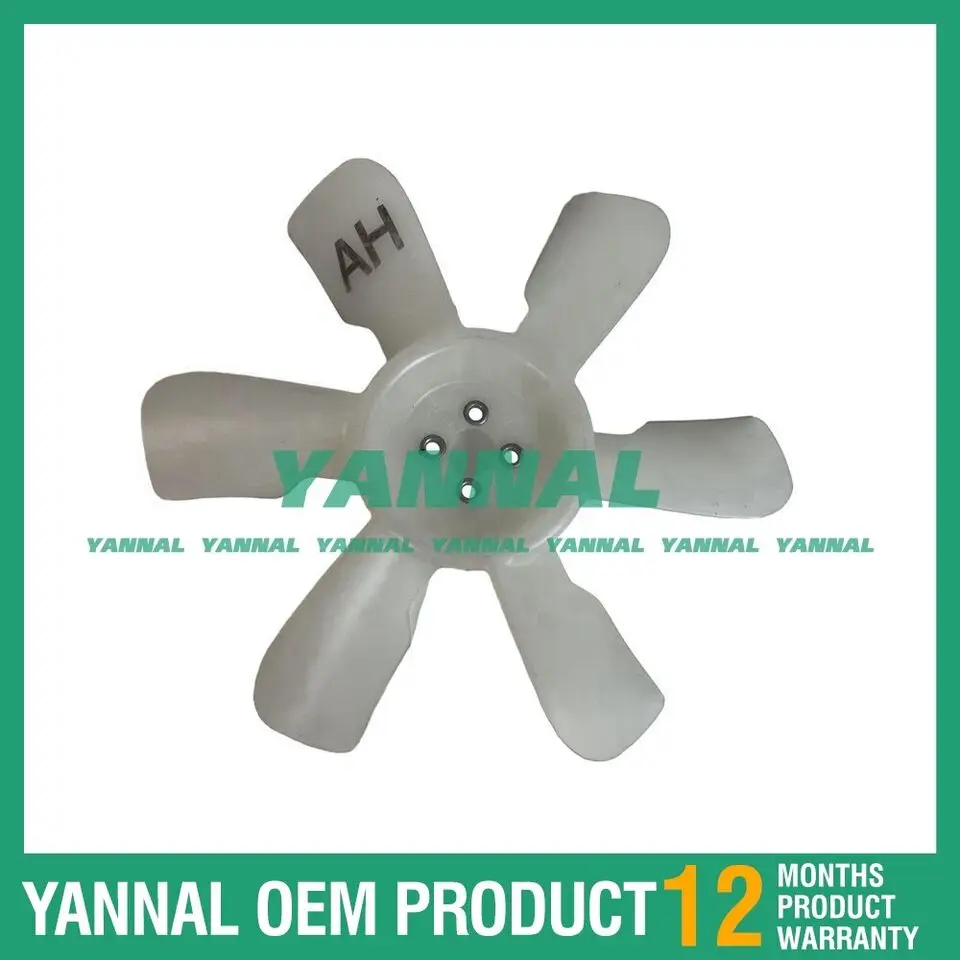 New 3TNE78 Fan Blade 4 Hole 6 Blades For Yanmar Diesel Engine Parts