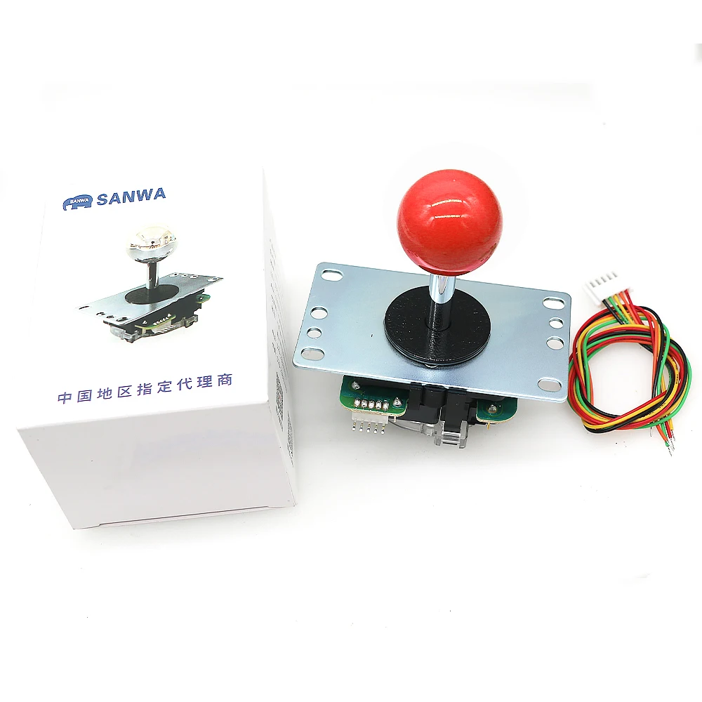 

Оригинальный японский джойстик SANWA, аркадная игровая машина с ограничением между 8 способами, Нулевая задержка, командные части, «сделай сам», Neo Geo Console Stic