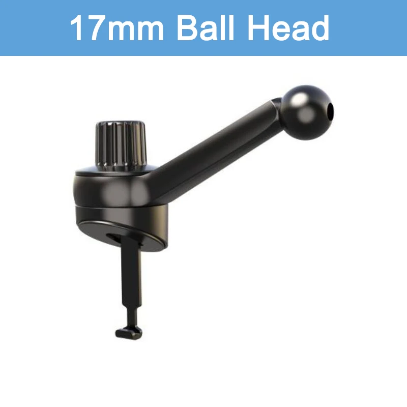 iBudim 17mm Ball Head for Car Air Vent Clip Mount Universal Car Outlet Mobile Phone Stand Magnetic Car Cell Phone Bracket Clamp