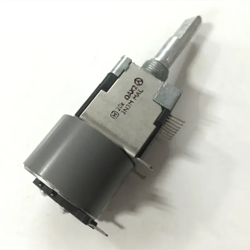 RK168 type motor potentiometer stereo channel A20K*2 shaft length 30mm with motor power discharge device