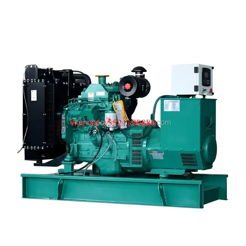 WMWMNU 50kW Silent Diesel Generator Set Soundproof Canopy Enclosure Engine 62.5kVA Industrial Backup Power Genset