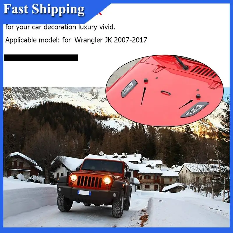 مصدات غطاء محرك السيارة المطاطية الدقيقة تحل محل جيب رانجلر JK 2007-2017 وسادة سدادة عثرة اكسسوارات السيارات