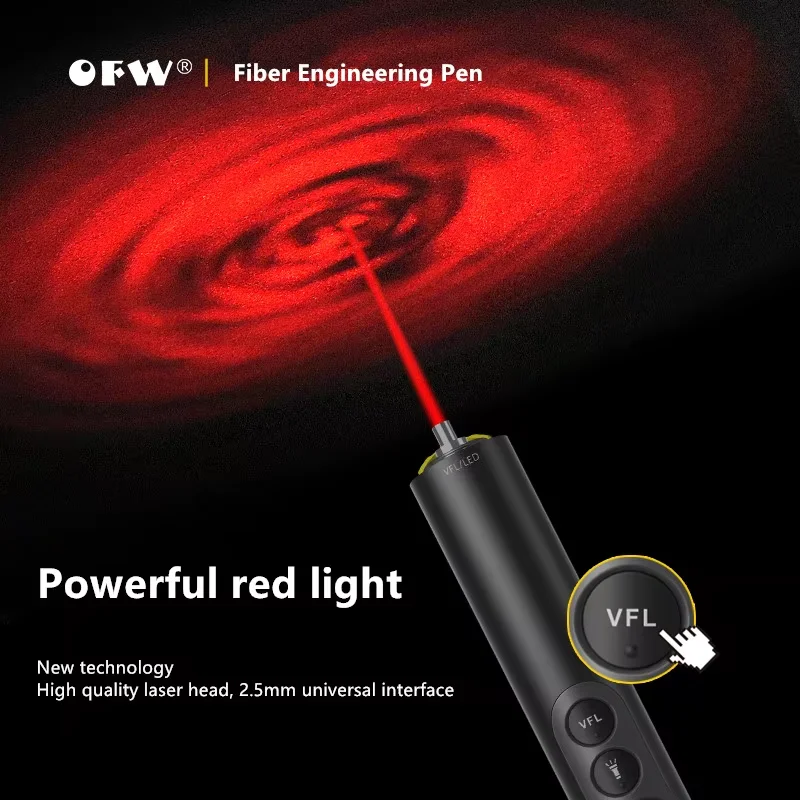 

OFW Mini 3in1 Волоконно-оптический измеритель мощности LED VFL 1800Ah Батарея Визуальный локатор неисправностей 20 МВт/30 МВт Тестер кабеля для сетевого инженера