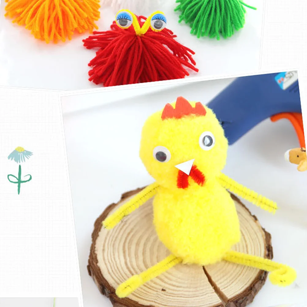 600 peças decoração adesiva olhos de peruca diy materiais plásticos feitos à mão acessórios enfeites de segurança