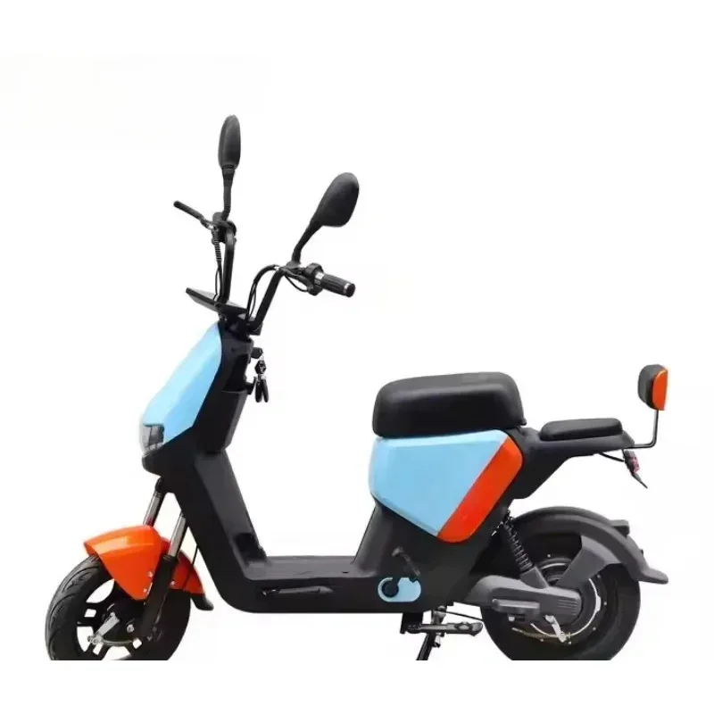 

High-end 48V Full Suspension Electric Road Bike With Fat Tire Lead-Acid Bicycle Frame E-Bike Cycle Gear Parts Included