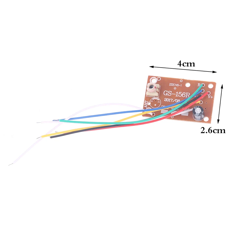 857  27MHz Circuit 4CH RC Remote ControlPCB Transmitter and Receiver Board with Antenna Radio System Car Accessories