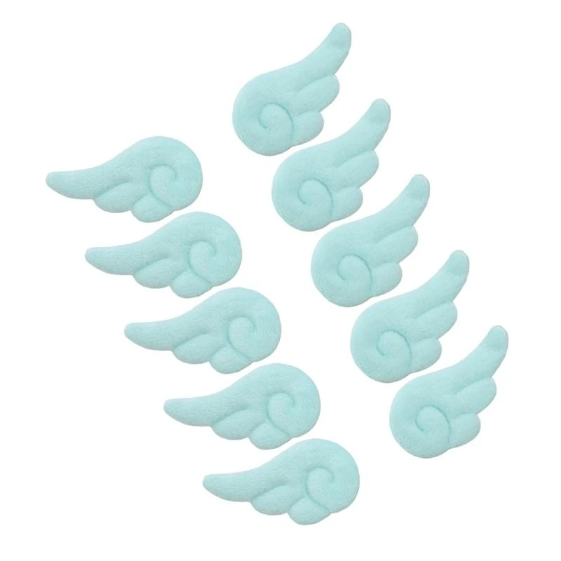 

39bb 10pcs Симпатичные ангельские крыла пятна DIY Hairpin Creative Accessories Budg Bags Hair Barrettes