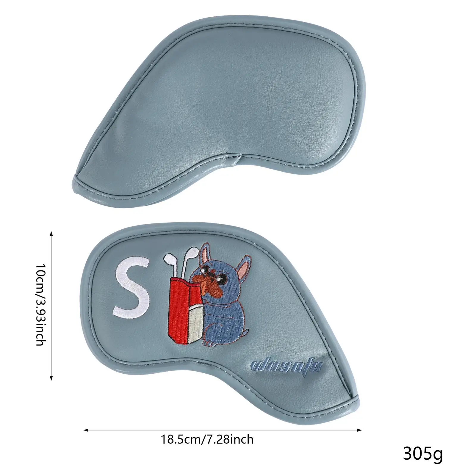 Juego de fundas para cabeza de hierro para Golf, suministros de entrenamiento de Golf de protección, jugador, 9 Uds.