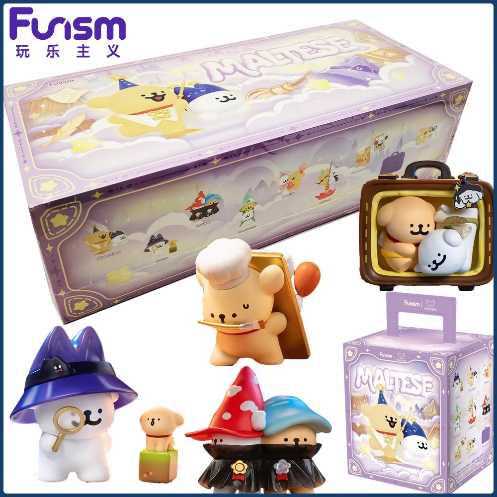 

Funism Maltese Magic Adventure Team Series Blind Box Cute Anime Peripheral Toys Charming Cartoon Desktop Ornament Surprise Gifts