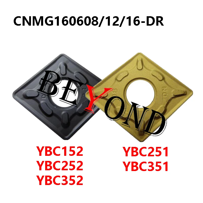 

YB6315 YBC352 CNMG160608-DR YBC251 CNMG160612-DR YBC252 YBC152 CNMG160616-DR YBC351 Original Carbide Inserts CNMG 1606 For Steel