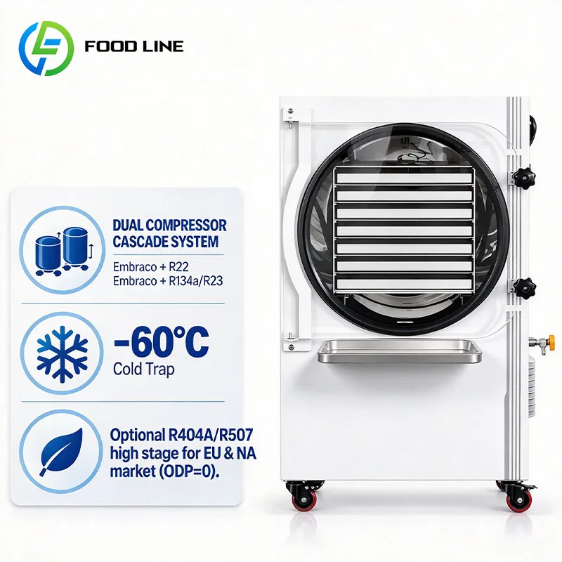Pet Treat Dryer Freeze Drying Machine for Duck Breast Beef Slices Chicken Hearts and Fish Customized