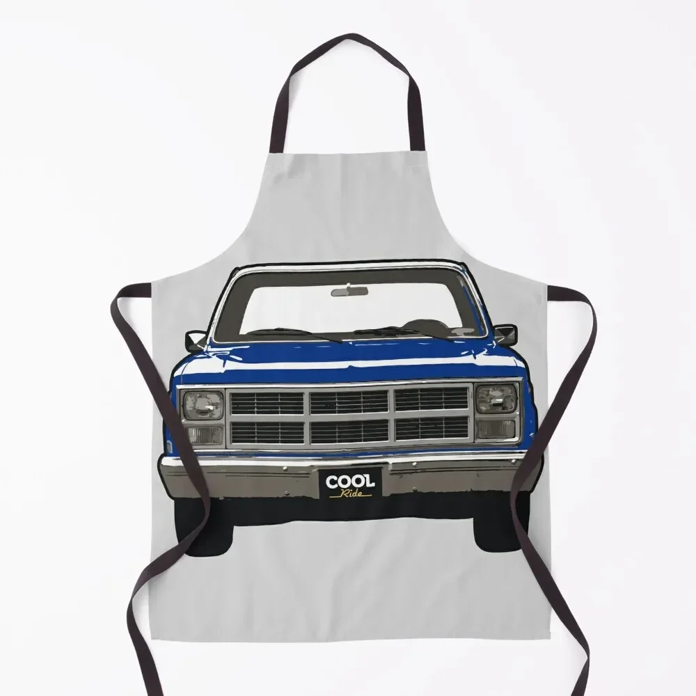 

Blue 80s G Truck Apron Kitchen Items For Home Ladies Kids Kitchen Things For Home Apron