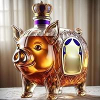 Creative Whiskey Bottle Decanter Realistic Novelty Glass Jug Liquor Bottle Whiskey Wine Brandy Scotchs Bourbon Vodka Decanter