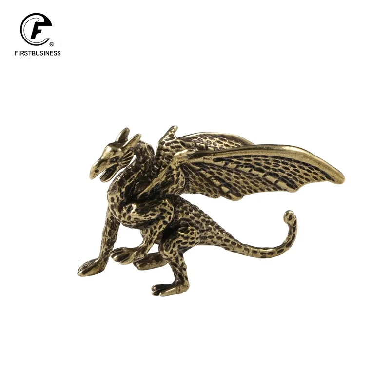 Ретро твердая латунь Warcraft фигурки летающих драконов миниатюрные забавные игрушки ремесленная коллекция настольные маленькие украшения домашний декор подарок Ретро твердая латунь Warcraft фигурки летающих драконов миниатюрные забавные игрушки ремесленная коллекция настольные маленькие украшения домашний декор подарок