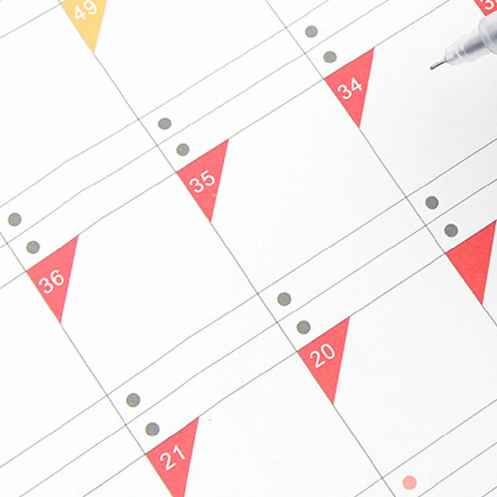 

10 Daily Schedule Calendars Premium Paper 100 Day Forms Daily Planner for Study Office Work Classroom Plan Skeds