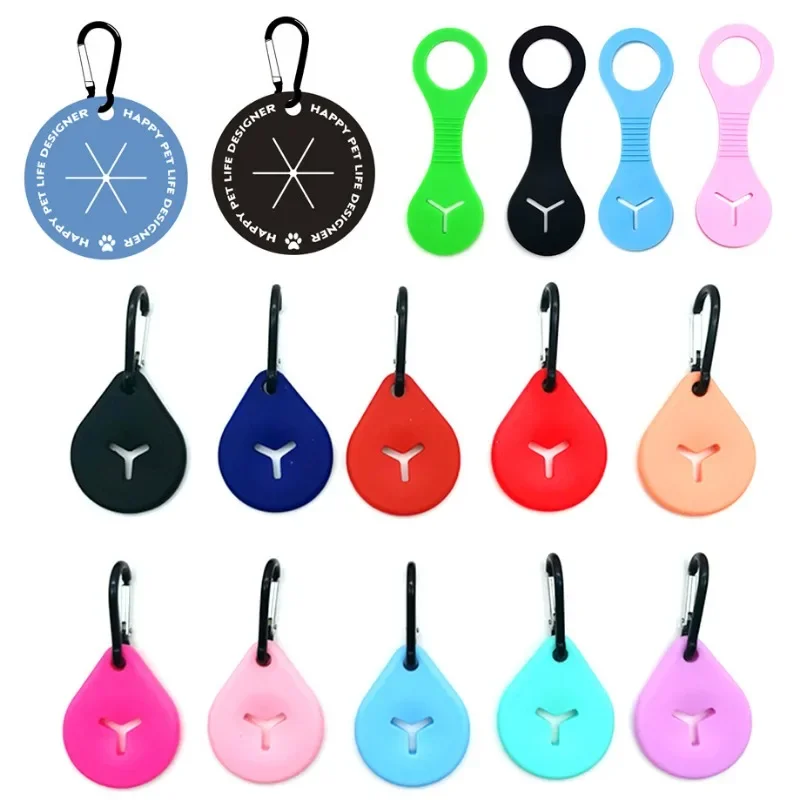 Dog Poop Bags Dispenser Holder Pet Litter Garbage Bag Dog Products Poop Bag Clip Hands-free Clip Dog Cleaning Supplies
