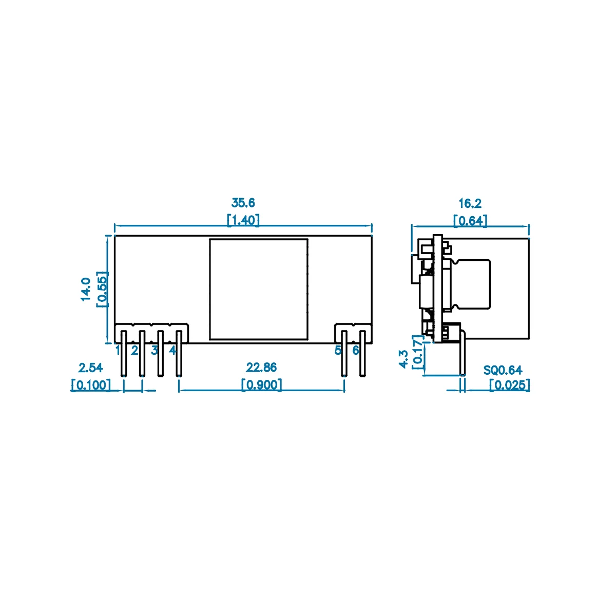 โมดูล DP1435 POE 5V 2.4A IEEE802.3Af ไม่มีตัวเก็บประจุรองรับโมดูล POE 100M 1000M