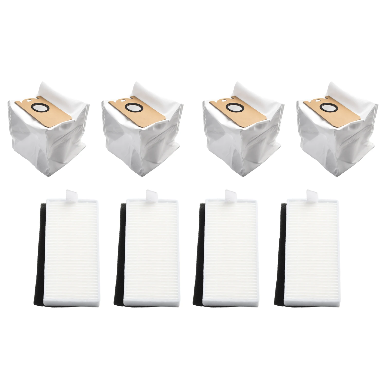 8 Pack of Dust Bags and Filters for HONITURE For Q6 SE Robot Vacuum Cleaner Helps Maintain Optimal Functionality