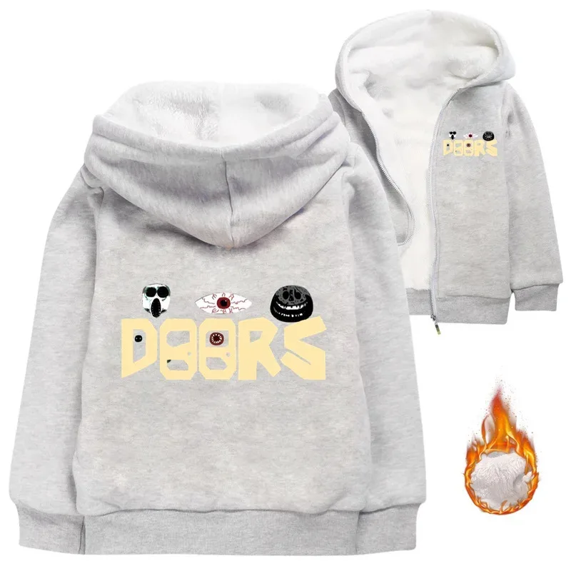 

25COSDoors Game Winter Hooded Sweater Warm Zipper Jacket for Kids Boy Girl