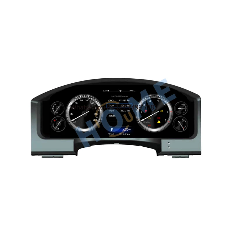 

12.3 Inch Speedometer New Digital Instrument Cluster for .... 2008-2020 Car Dashboard LCD Display Screen Linux