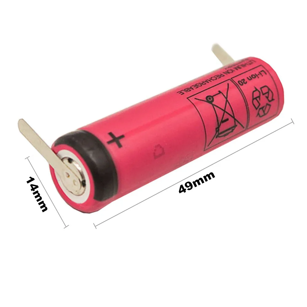 Original UR14500AC 3.7V 740mAh Battery For Braun Oral B Pro 2 Type 3766 IO4 IO5 IO6 IO7 IO9 IO8 3758 3759 Electric Toothbrush