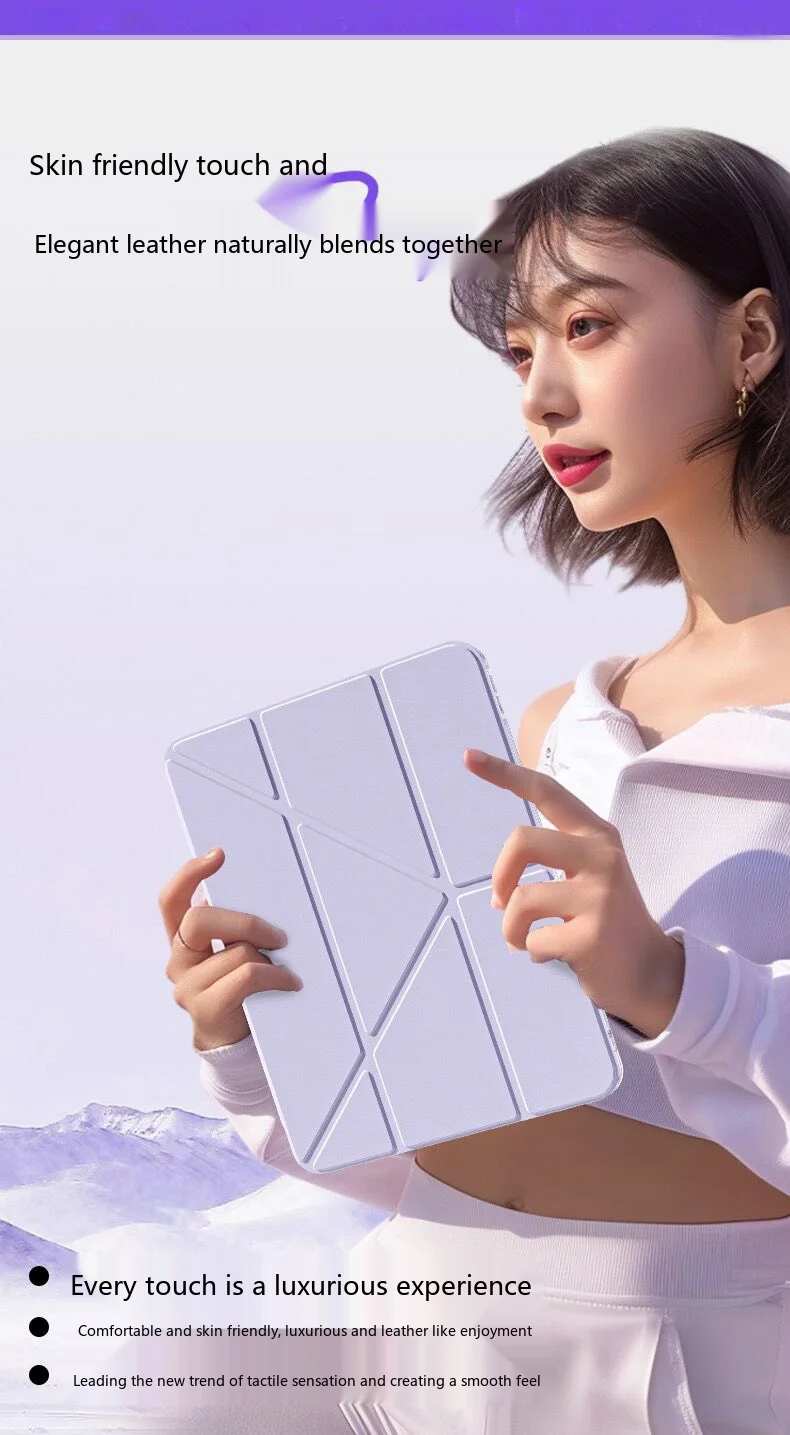 Für iPad 12 11 10,9 10,2 9,7 Zoll Acryl 3+Y Magnetische Bildschirmsperre Stoßfeste Schlaf-Wach-Hülle – Detail 7