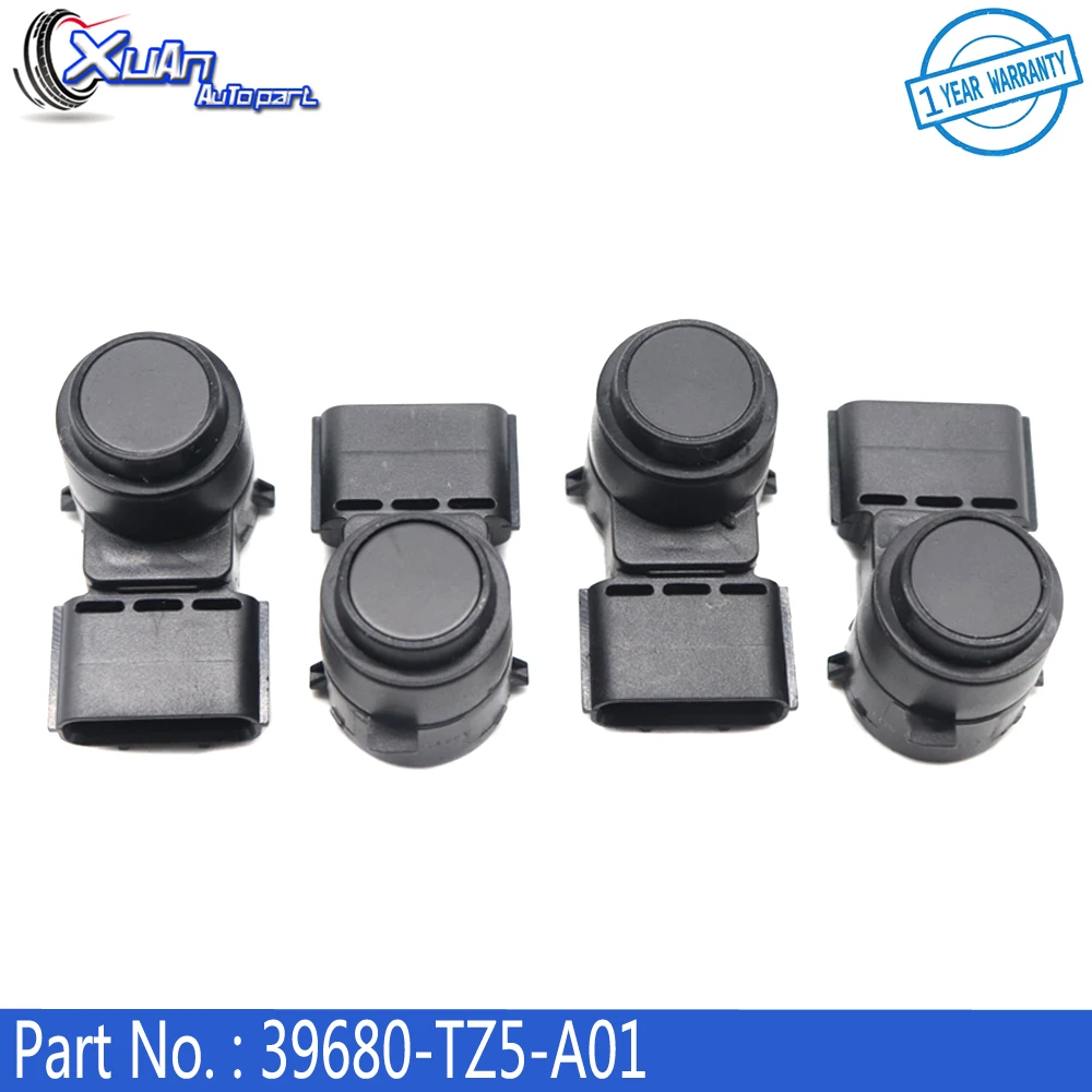 

4pcs NEW PDC Parking Sensor 39680-TZ5-A01 For Acura MDX RLX 3.5L 2014-2016 39680-TV0-E11 39680-TV0-E01 39680-TV0-E01ZZ Black