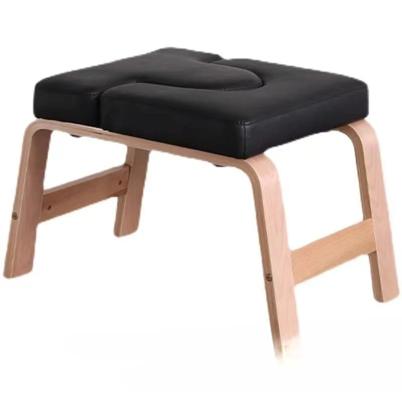 

Solid wood inverted yoga stool household inverted king gull same shoulder and neck