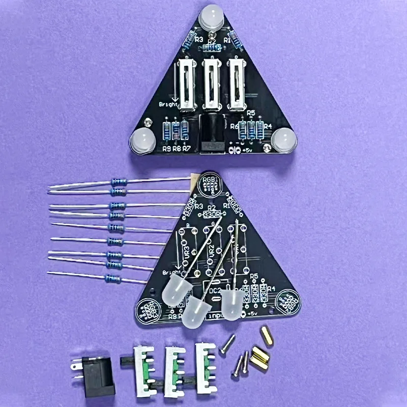 Triangle RGB LED Soldering Kit - Diy Electronics Projects For Kids recension och pris