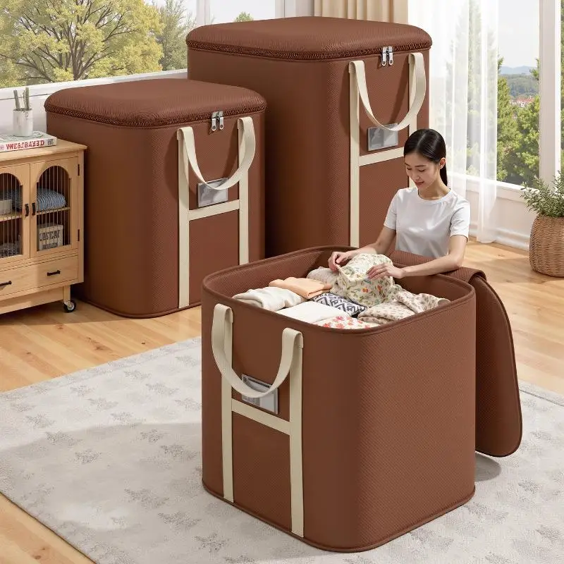 New Sale Storage Bags For Clothes Collapsible Organizers For Blankets, Bedding & Clothes Large Zip Bags With Handles