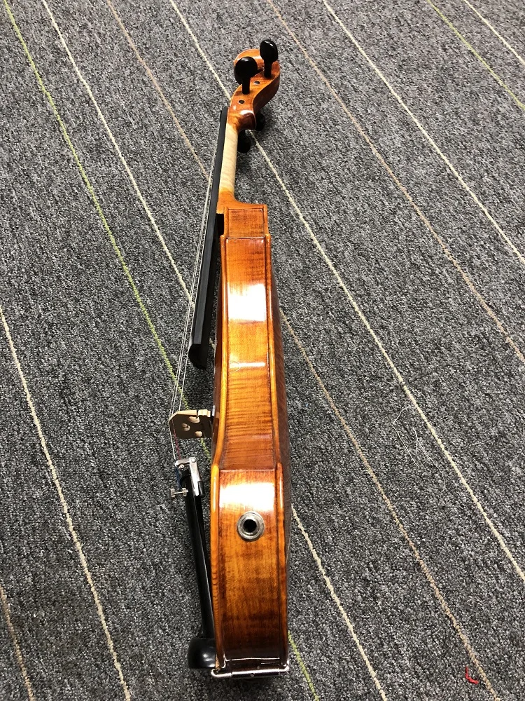 Handmade professional Flame Maple Electric Violin